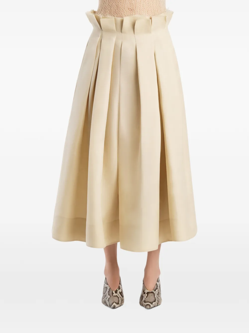 KHAITE Astrid rok Beige