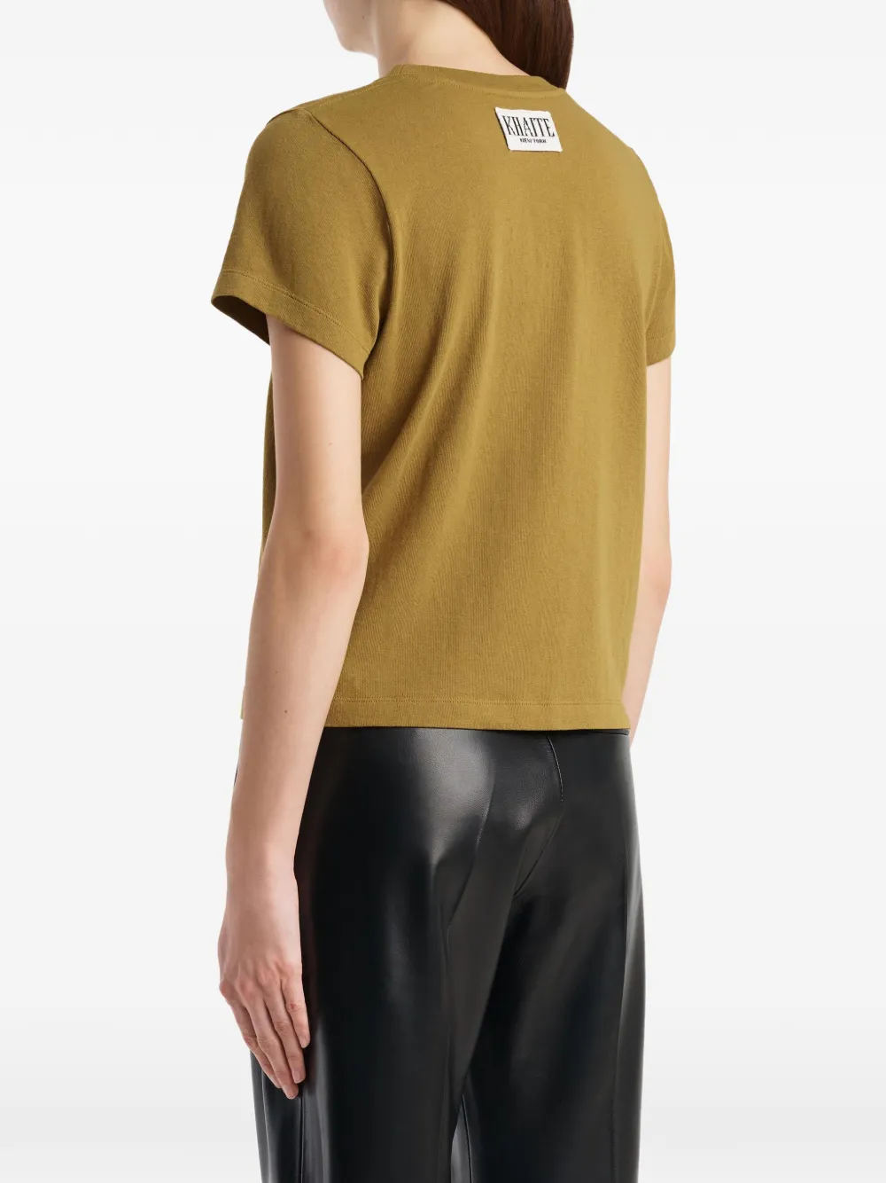 KHAITE Emmylou T-shirt Geel