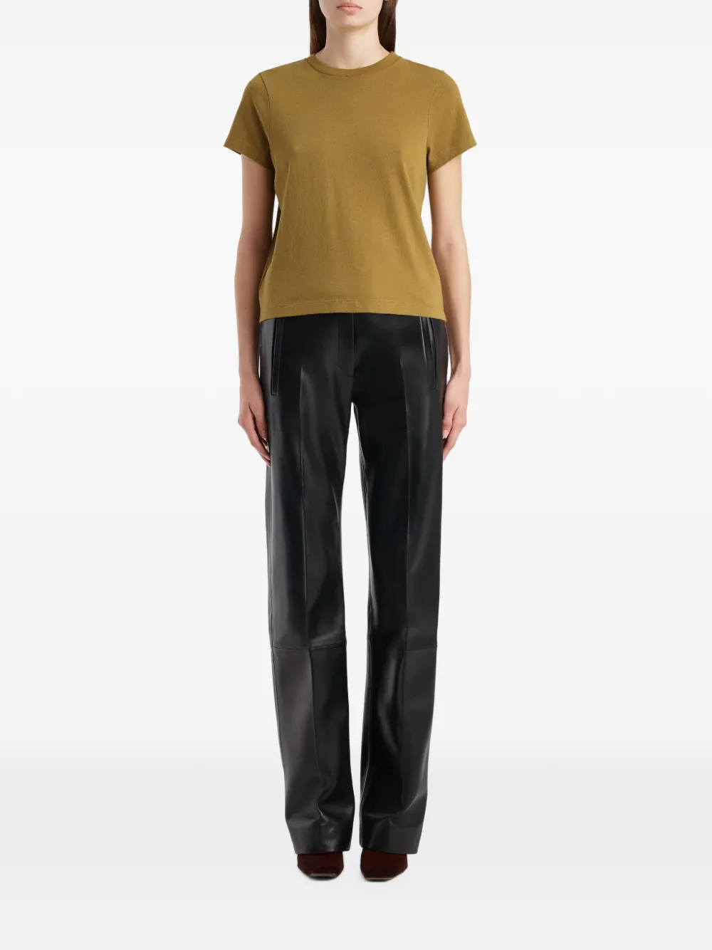 KHAITE Emmylou T-shirt Geel