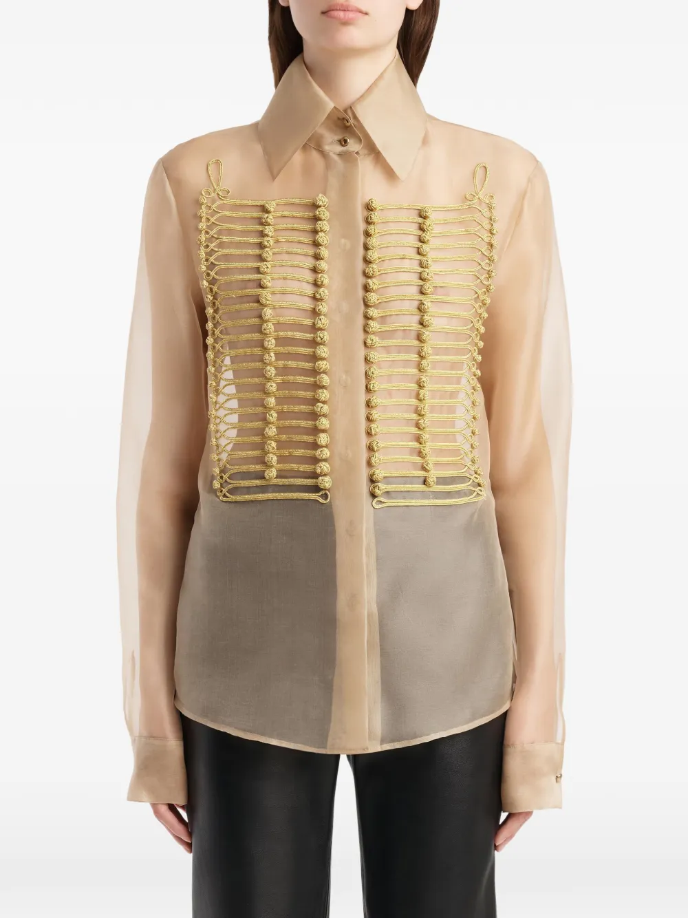 KHAITE Ivy top Beige