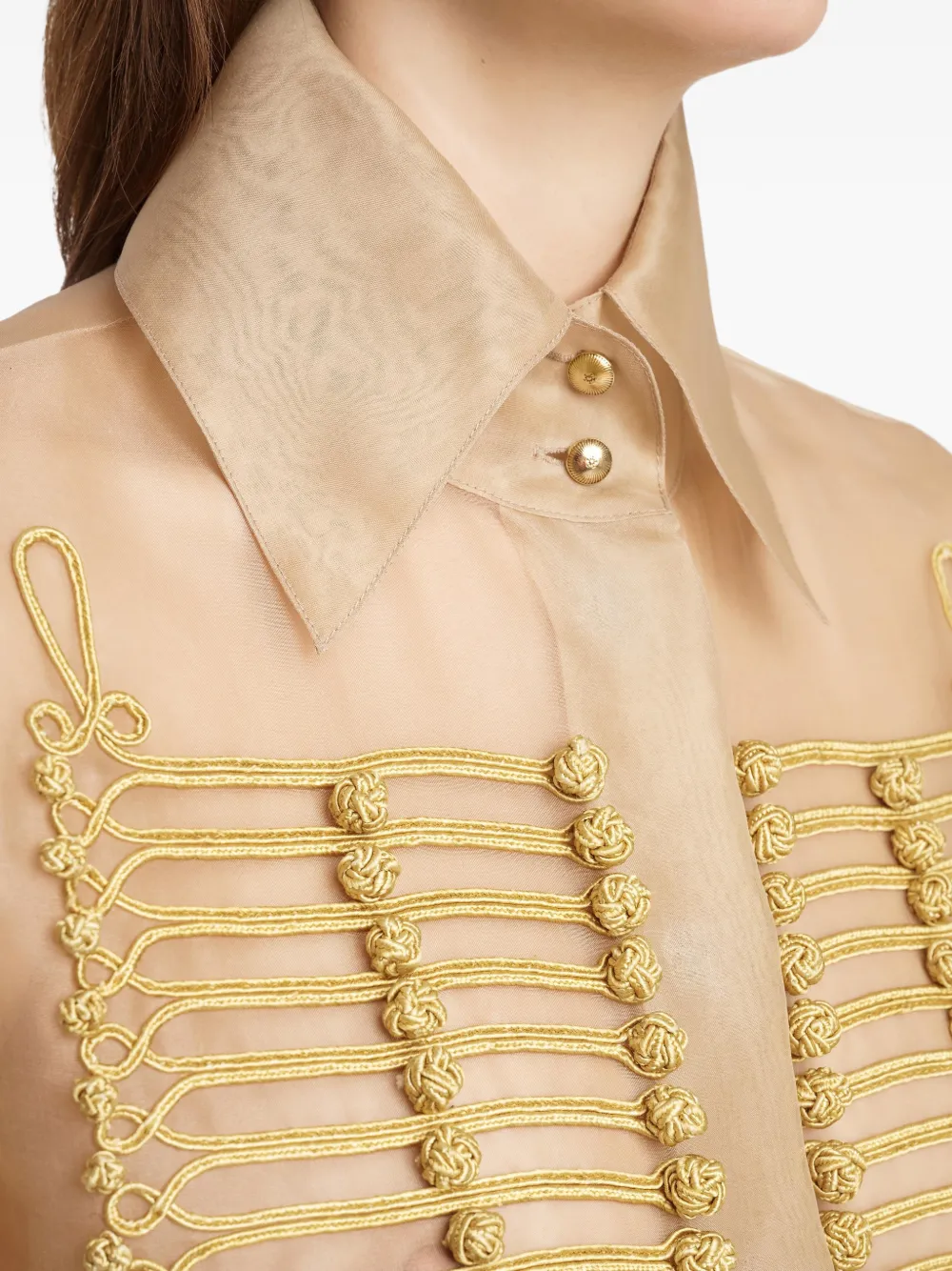 KHAITE Ivy top Beige