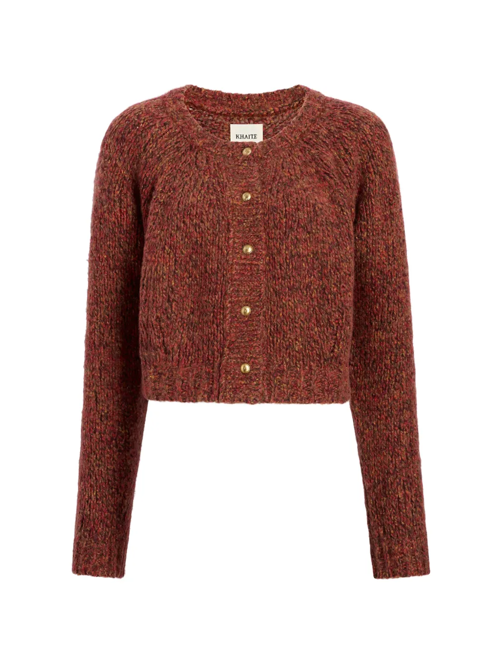 KHAITE Niels cardigan in cherry