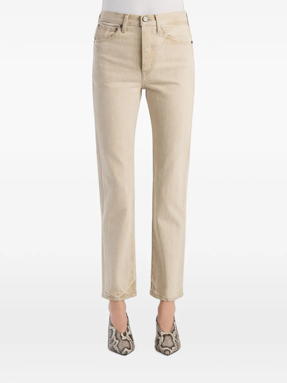 KHAITE Finley jeans Beige
