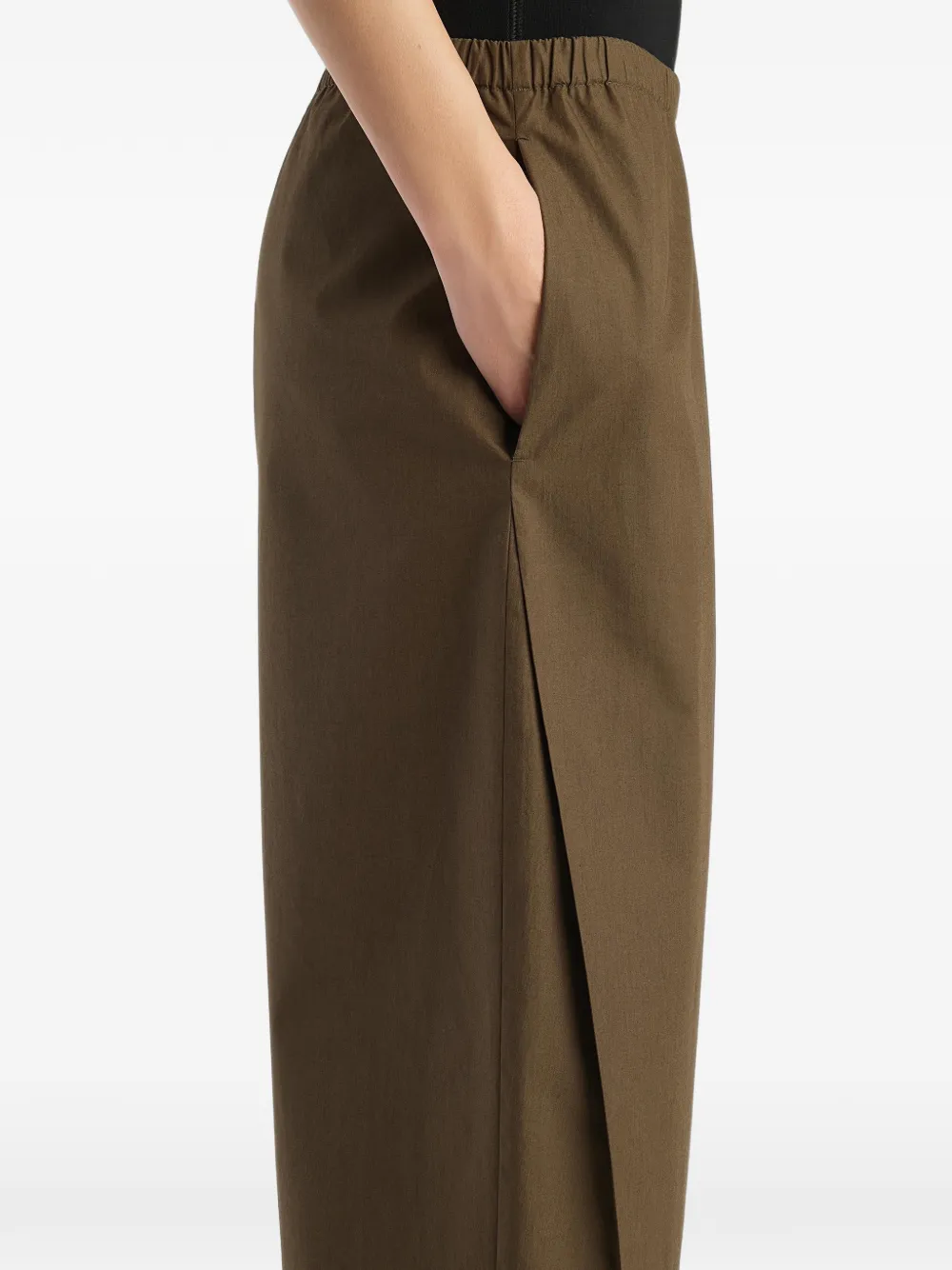 KHAITE Roma broek Groen