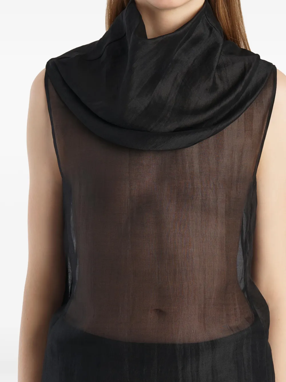 KHAITE Zelda top Zwart