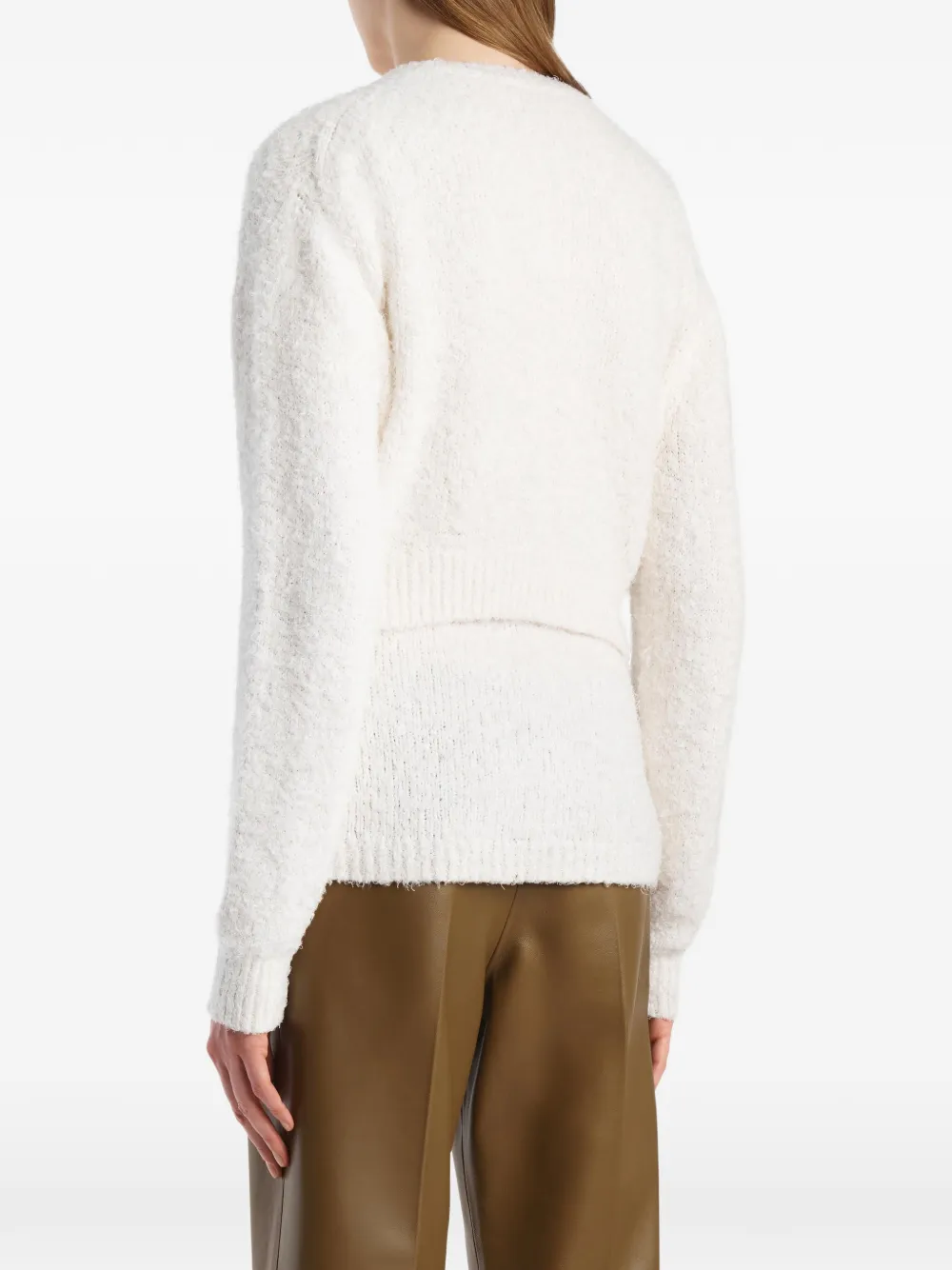 KHAITE Paloma vest Wit