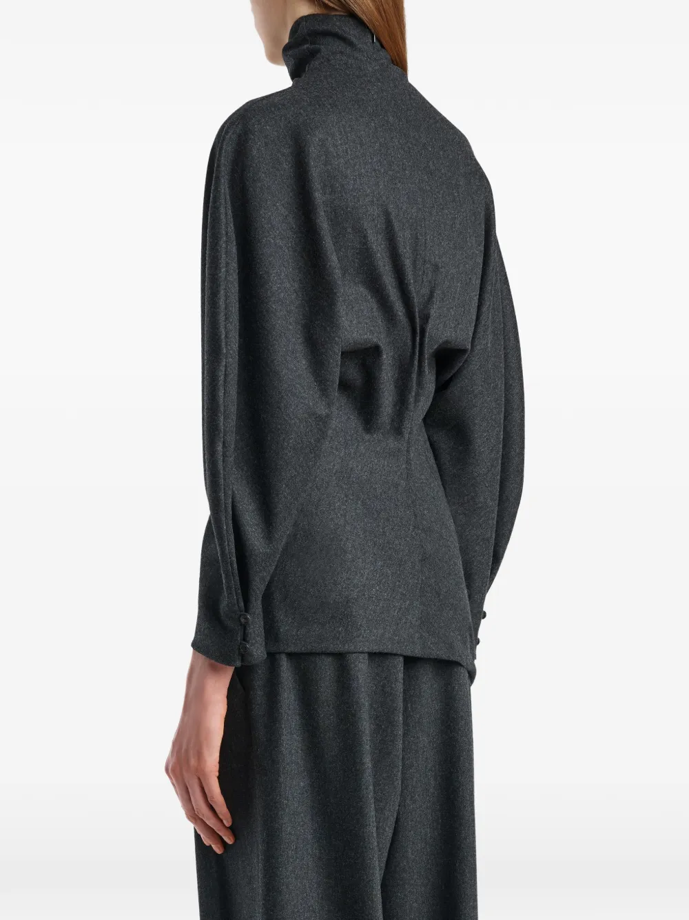 KHAITE Harlow top Grijs