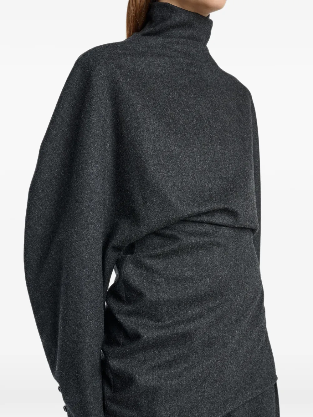 KHAITE Harlow top Grijs
