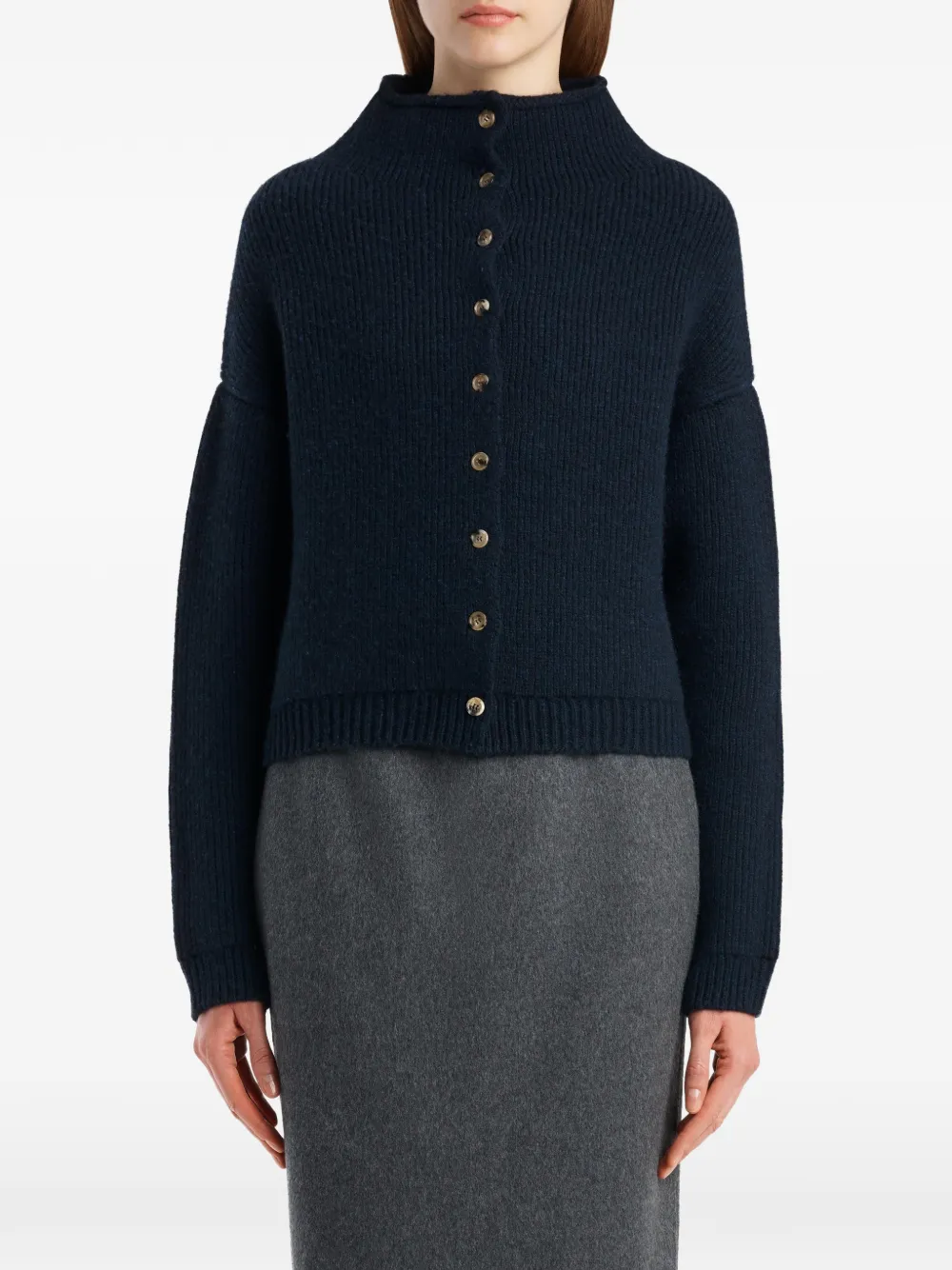 KHAITE Marjorie vest Blauw