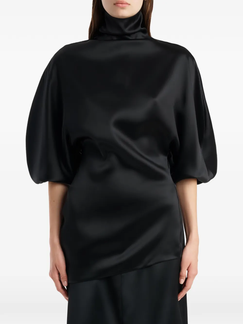 KHAITE Harlow top Zwart