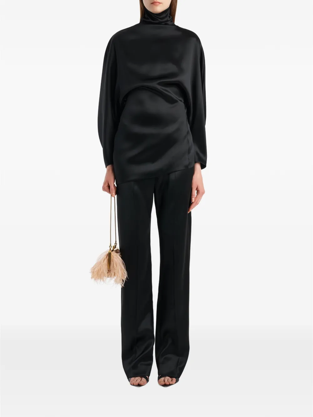 KHAITE Harlow top Zwart