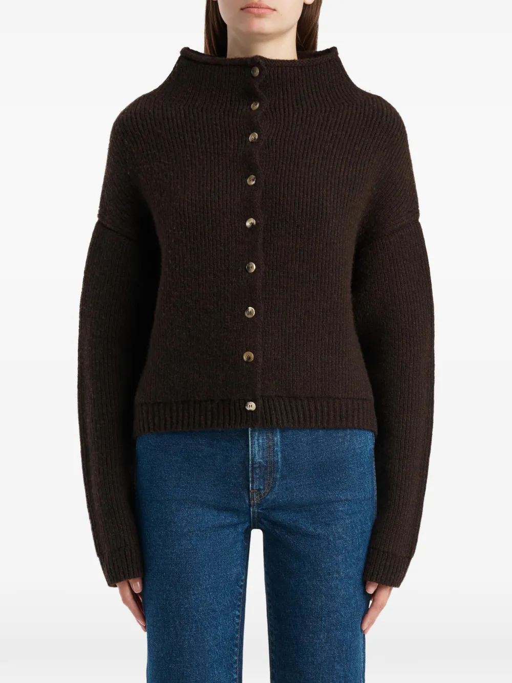 KHAITE Marjorie vest Bruin