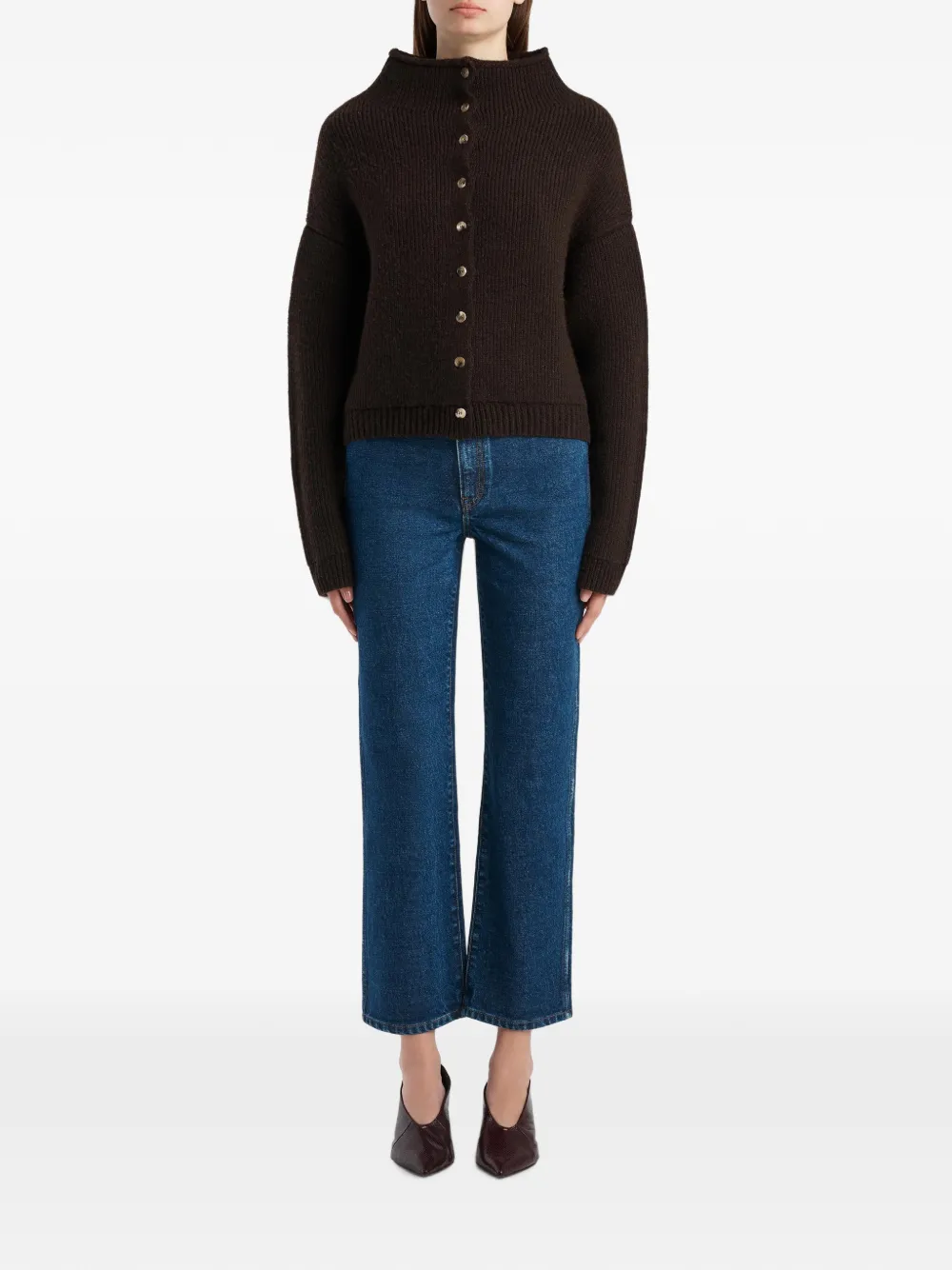 KHAITE Marjorie vest Bruin