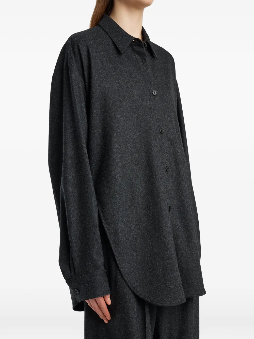 KHAITE Goya top Grijs