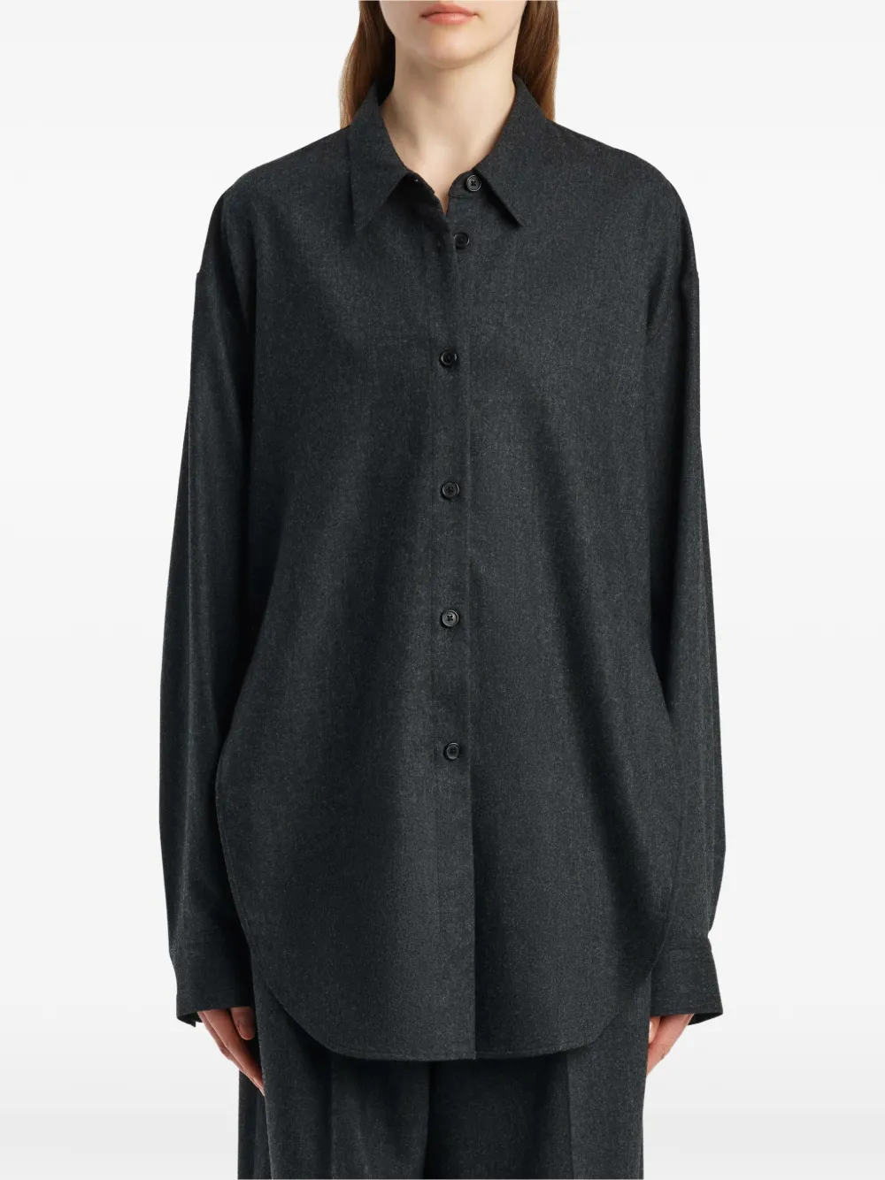 KHAITE Goya top Grijs