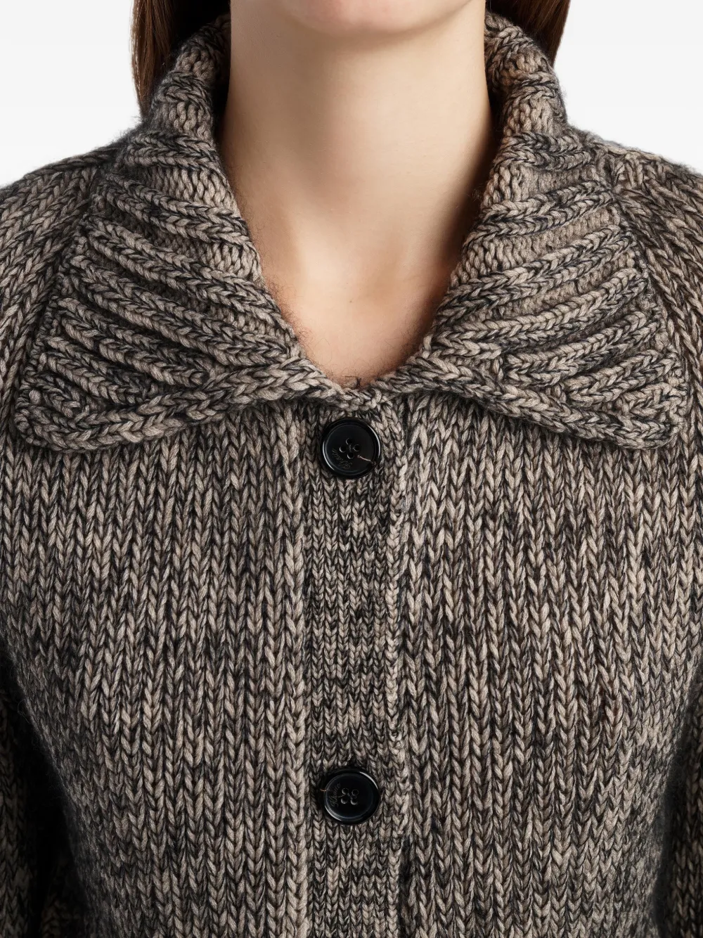 KHAITE Takeo vest Bruin