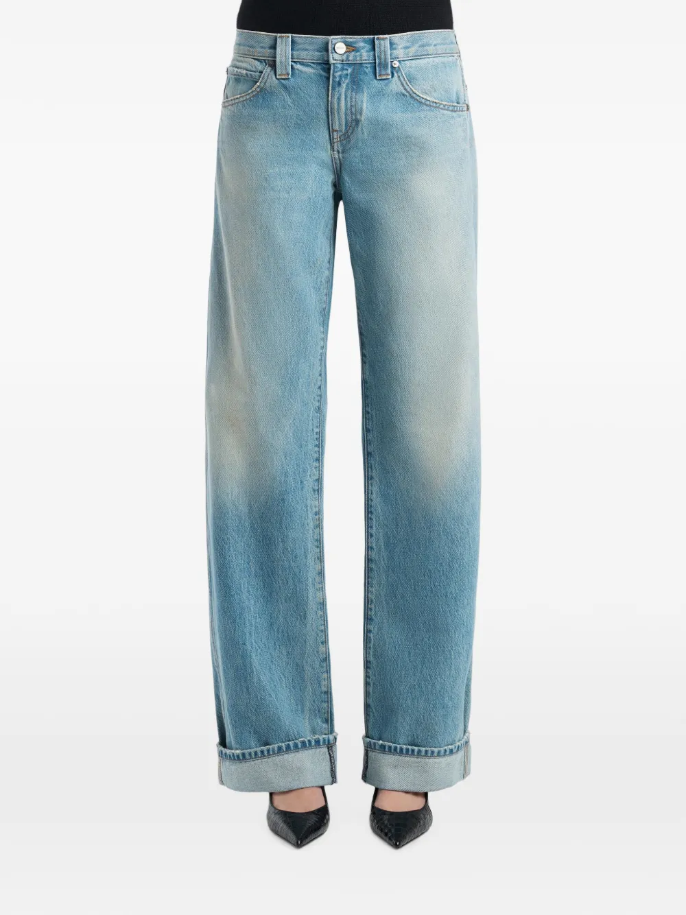 KHAITE Karo jeans Blauw