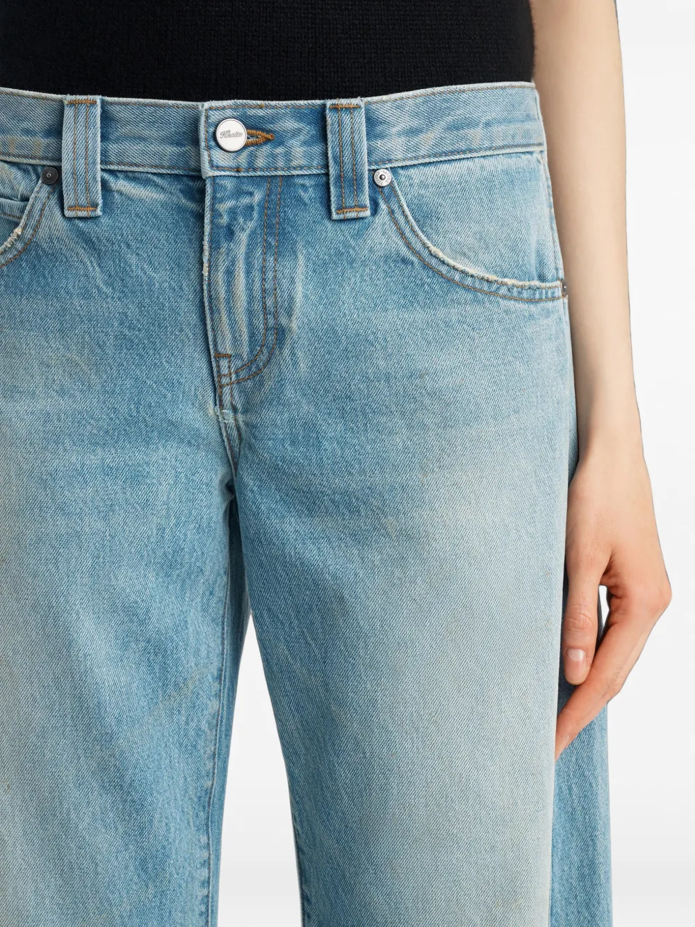 KHAITE Karo jeans Blauw