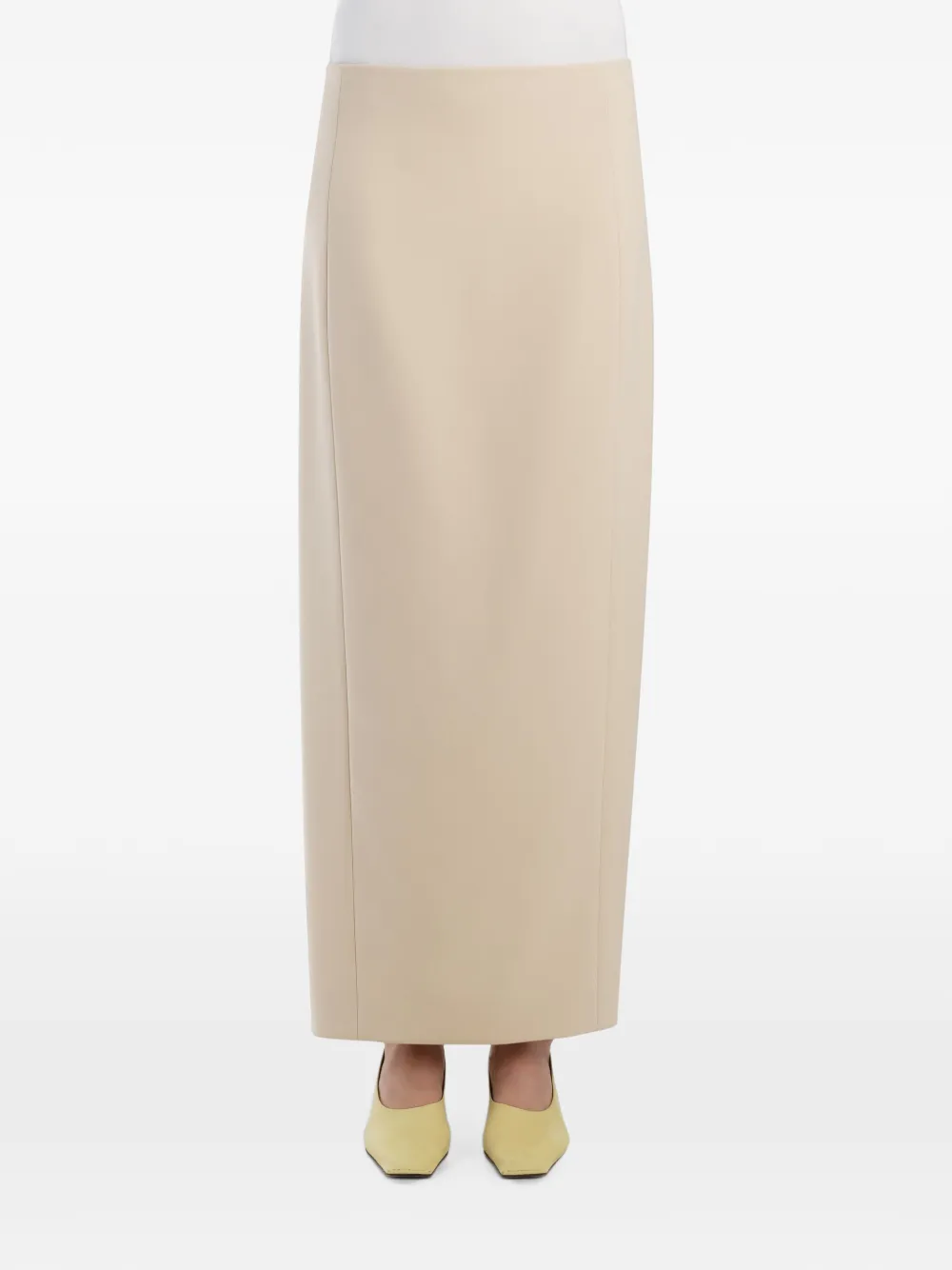 KHAITE Lyle rok Beige