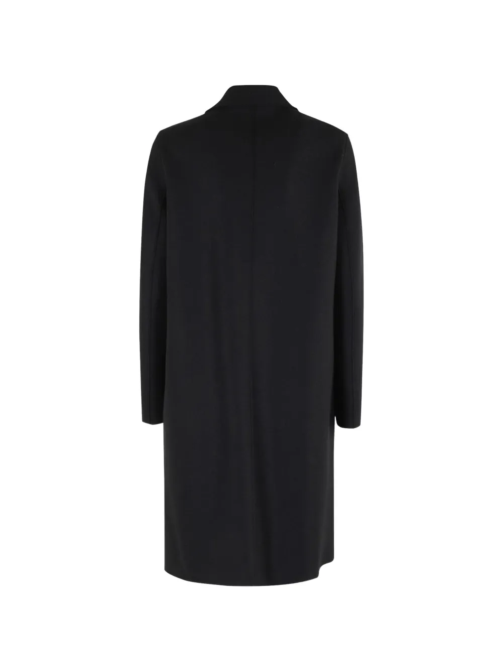 Harris Wharf London single-breasted notched-lapels coat Zwart