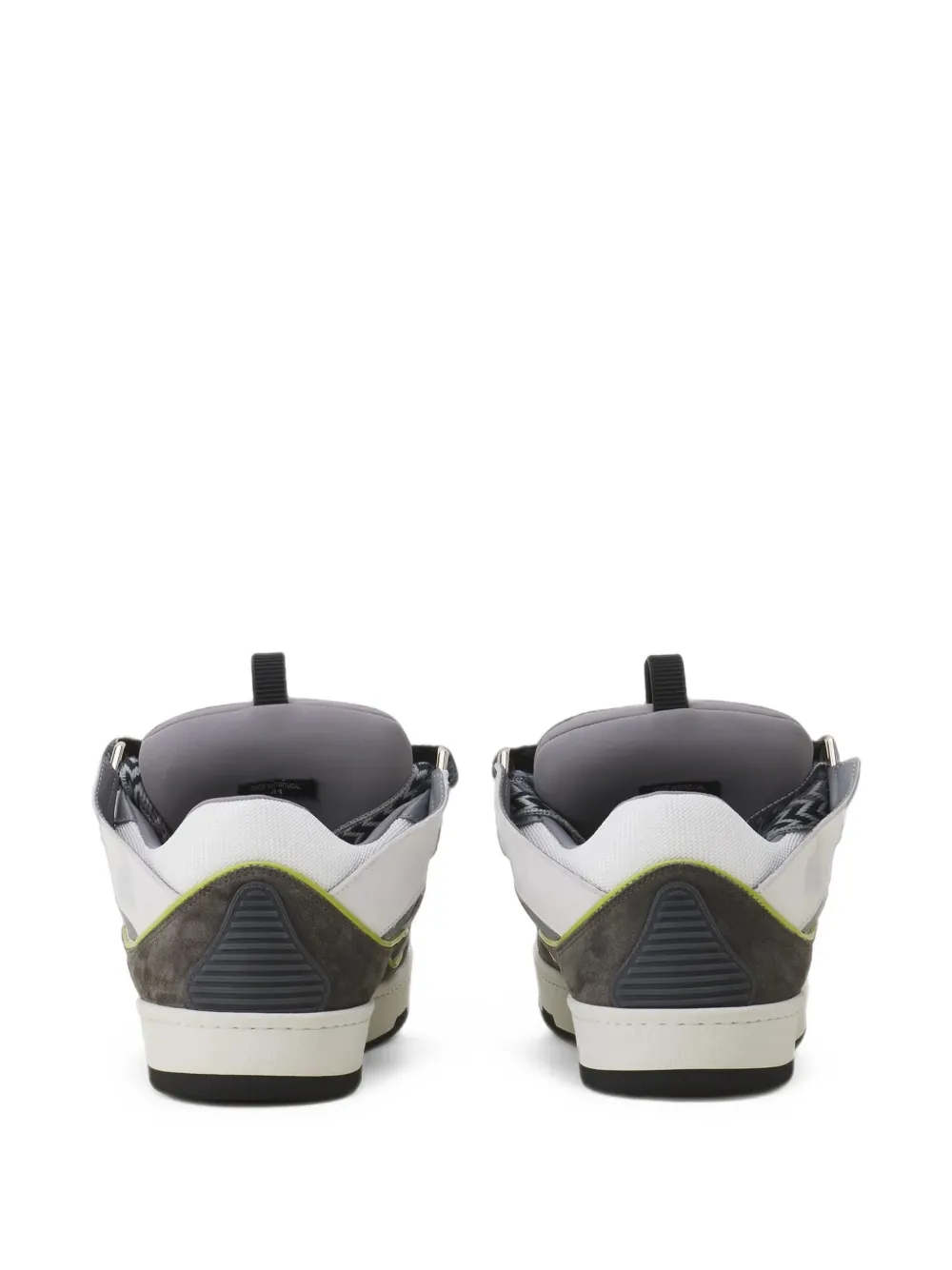 Lanvin Curb sneakers in leather Wit