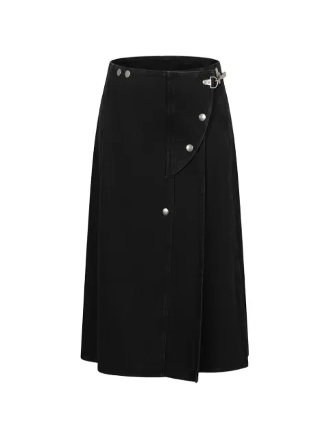 Marni pleated-wrap maxi skirt