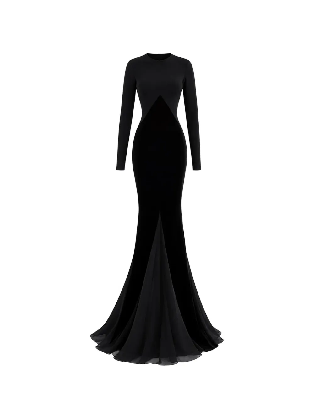 Rick Owens COMBO DRESS - Nero
