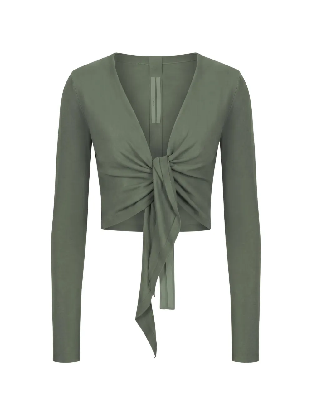 Rick Owens Cropped vest Groen