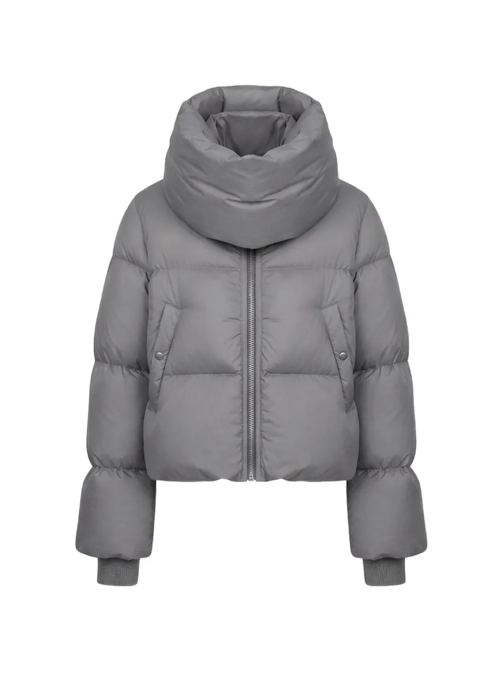 Rick Owens funnel-neck padded jacket - Grigio