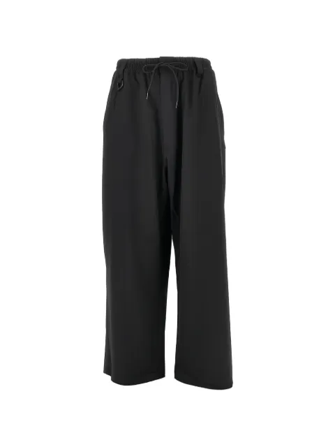 Y-3 drawstring straight-leg trousers