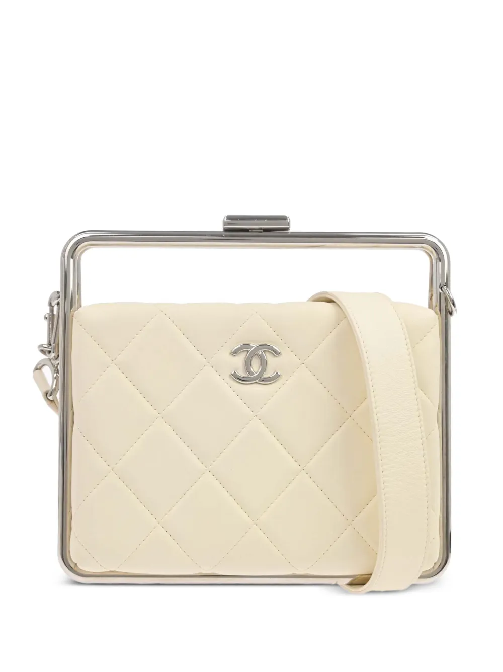 CHANEL Pre-Owned pochette Metal Bar (2020) - Blanc