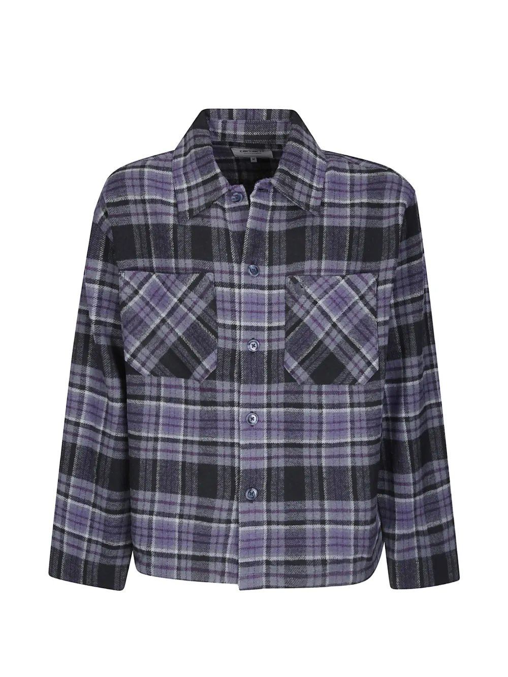 Carhartt WIP L/S Parson check-print shirt - Viola