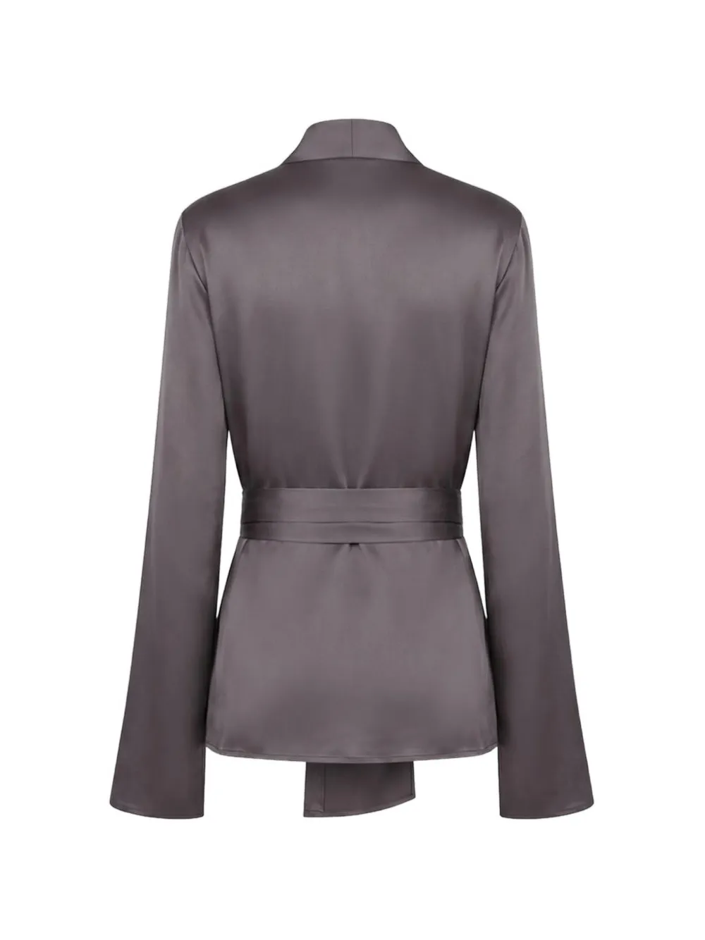 Rick Owens Laura wikkeltop met ceintuur Grijs