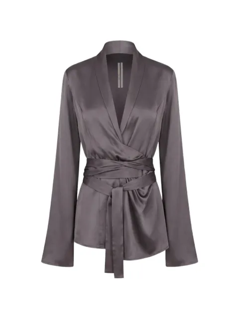 Rick Owens Laura belted wrap top