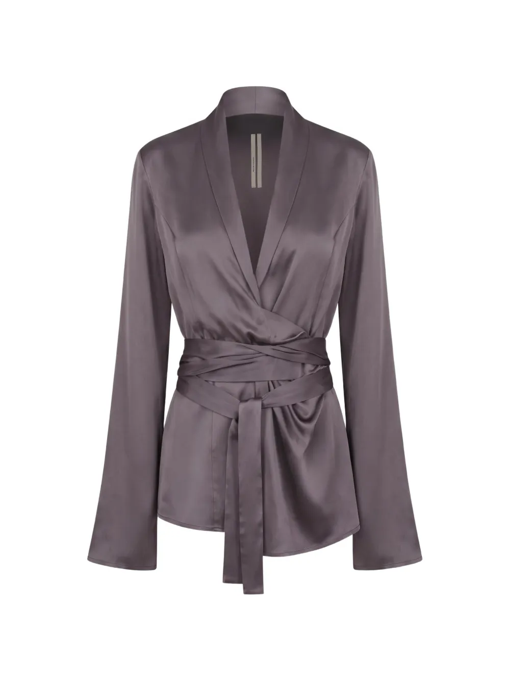 Rick Owens Laura wikkeltop met ceintuur Grijs
