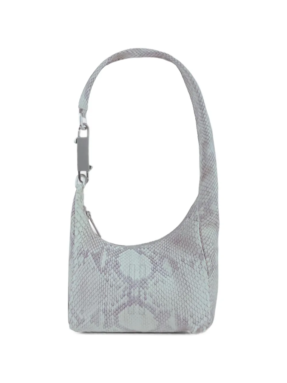 Rick Owens Disco Gemini python mini bag - Toni neutri