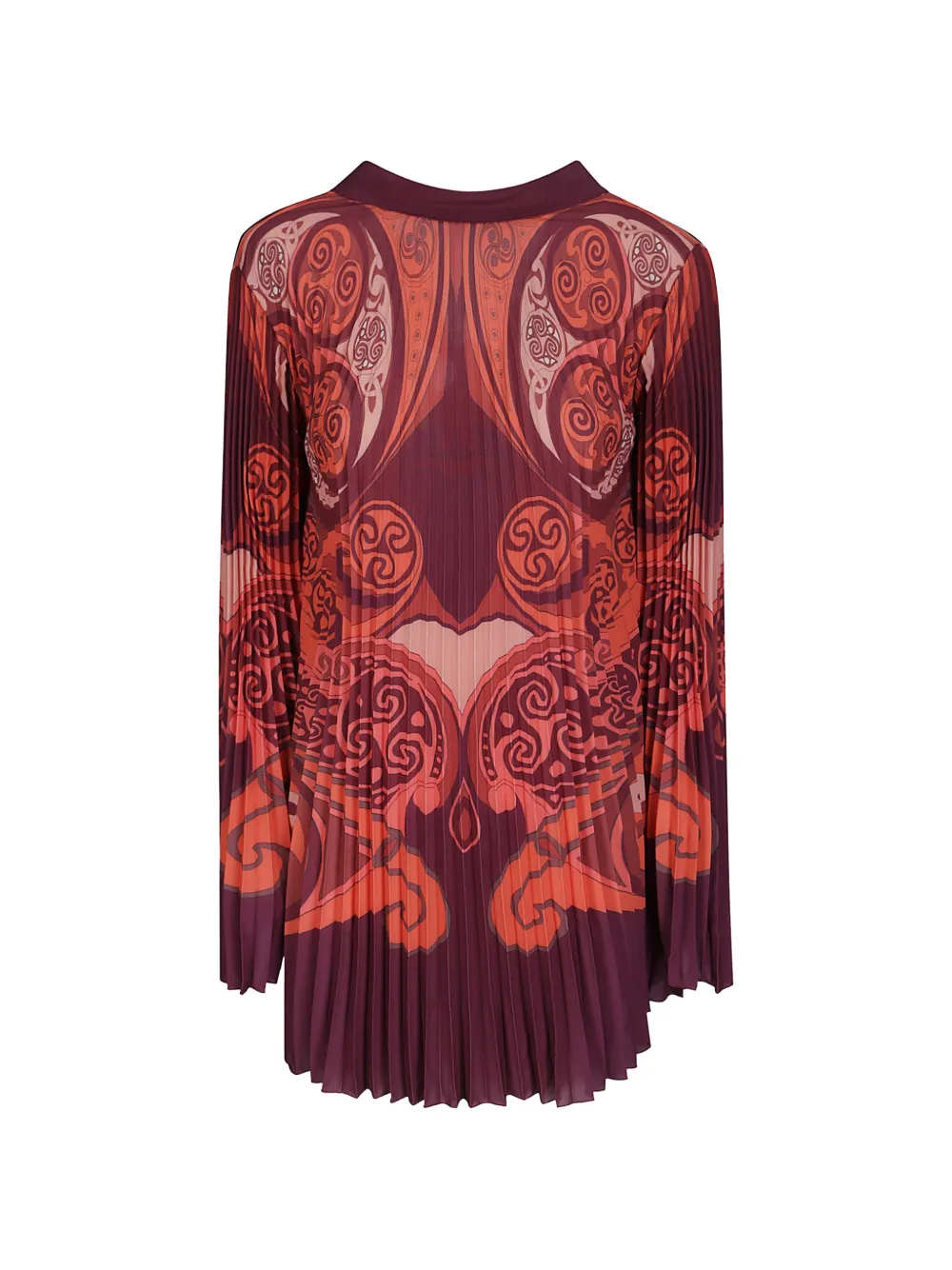 La DoubleJ Twirling pleated tunic Paars