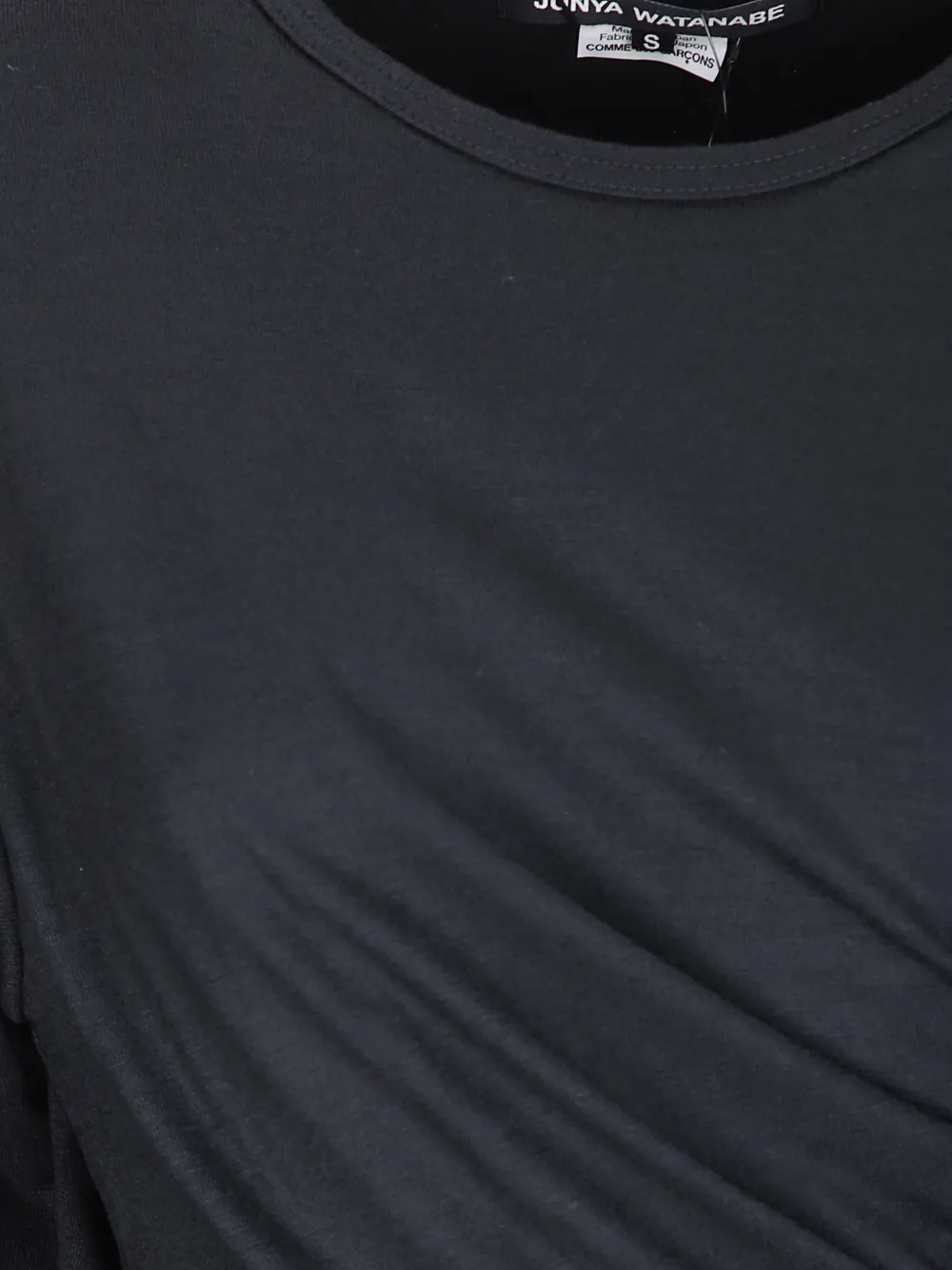 Junya Watanabe ruched long-sleeve T-shirt Zwart