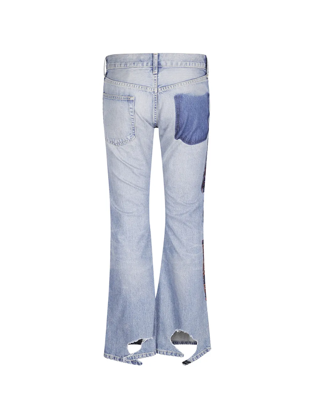 Junya Watanabe Patchwork Distressed Jeans in Blue, view 2