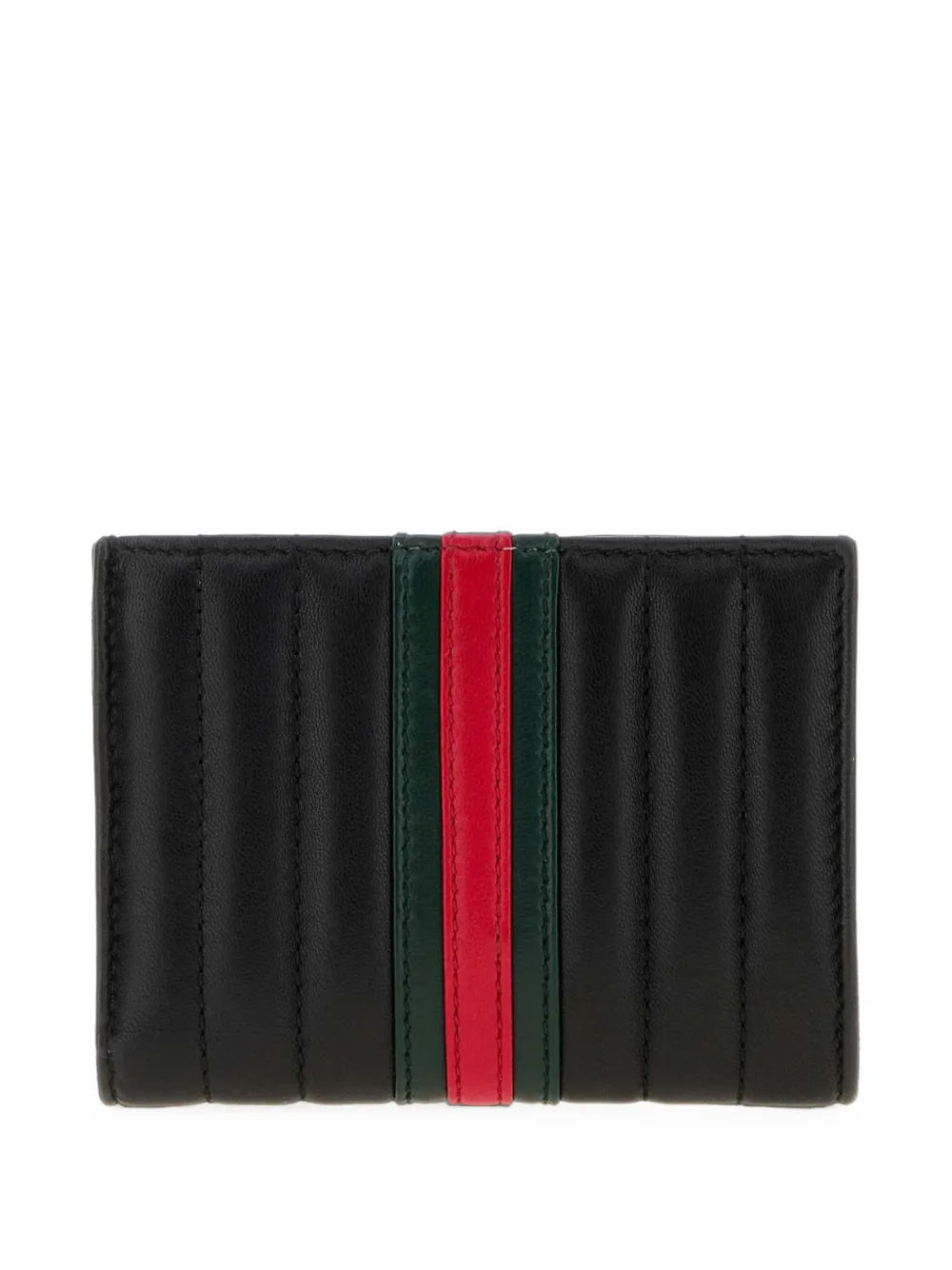 Gucci GG Marmont gewatteerde portemonnee Zwart
