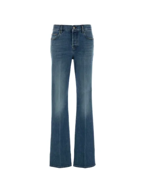 Gucci faded flared jeans