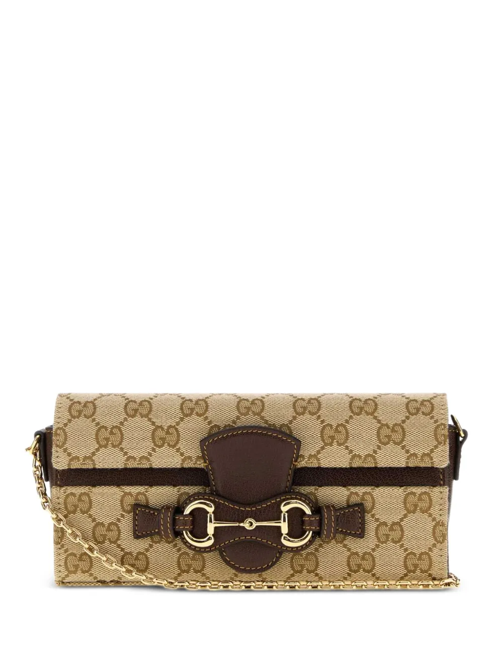 Gucci Horsebit GG Supreme chaain wallet