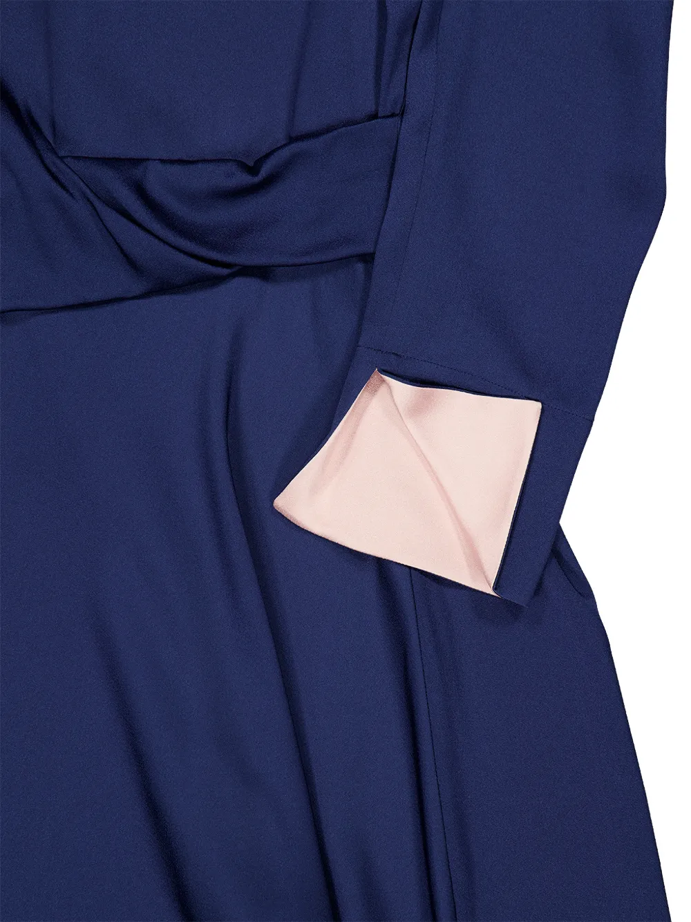 Stella McCartney Jurk met satijnen afwerking Blauw