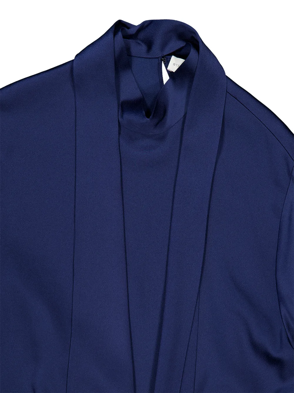 Stella McCartney Jurk met satijnen afwerking Blauw