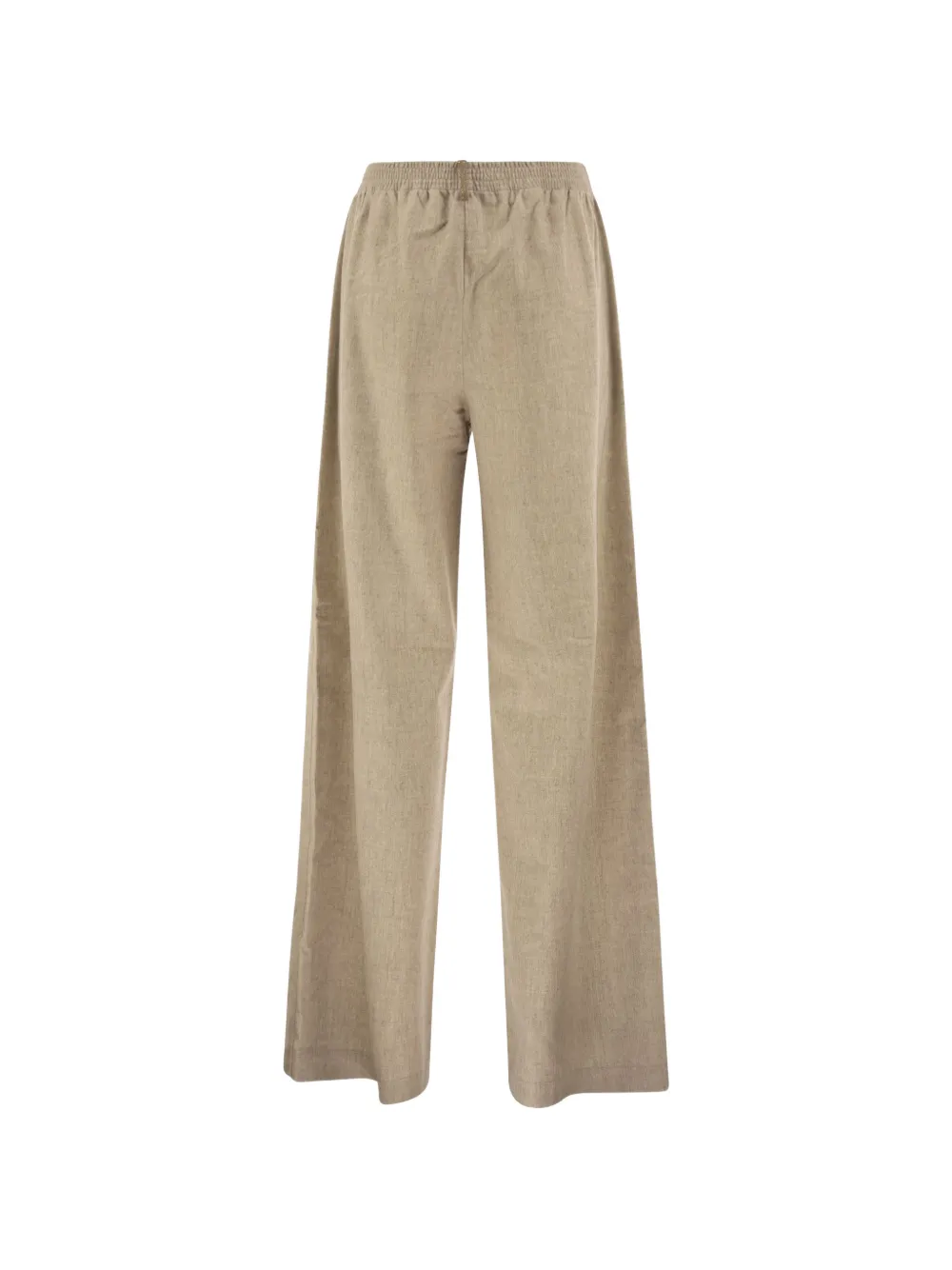 Fabiana Filippi Flanellen broek met verfraaide lus Beige