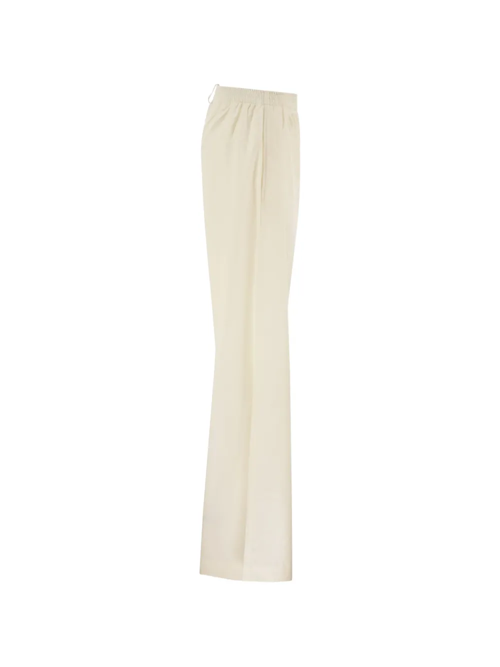 Fabiana Filippi Broek met elastische tailleband Beige