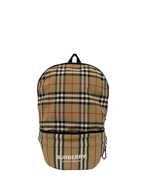 Burberry Pre-Owned 2018-2023 House Check Nylon Convertible backpack