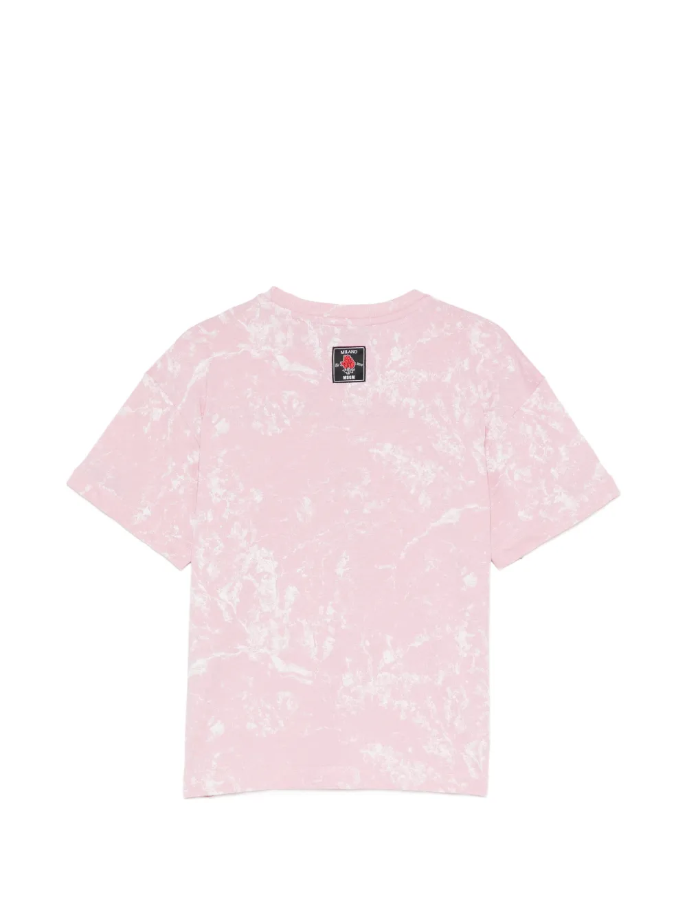 MSGM Kids T-shirt met borduurwerk en roosprint Roze