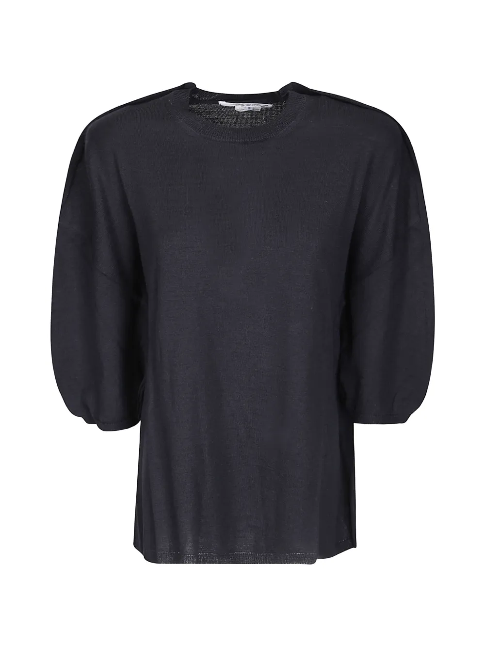 Comme Des Garçons puff-sleeve knitted sweater · S