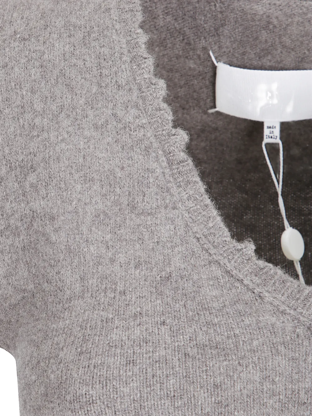 Maison Margiela Lived-In knitwear top Grijs